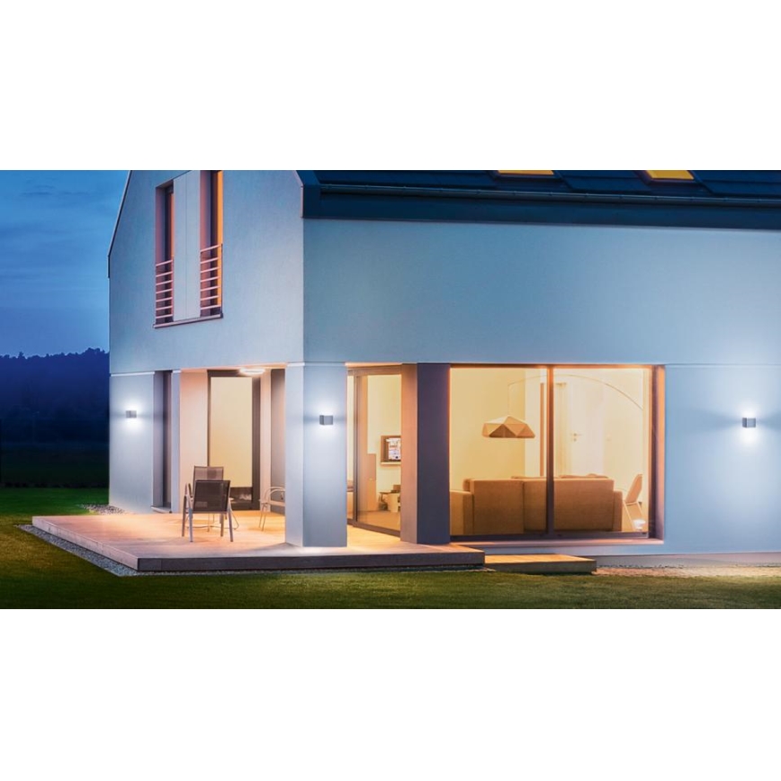 Steinel 079253 - LED  Vonkajšie nástenné svietidlo L830 C LED/9,1W/230V IP44 antracit