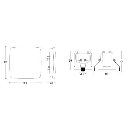 Steinel 079451 - Prezenčný hlásič TRUE PRESENCE KNX biela