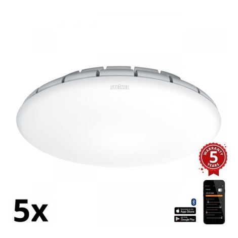 Steinel 079710 - SADA 5x LED Stropné svietidlo so senzorom RS PRO S30 SC LED/25,7W/230V 4000K