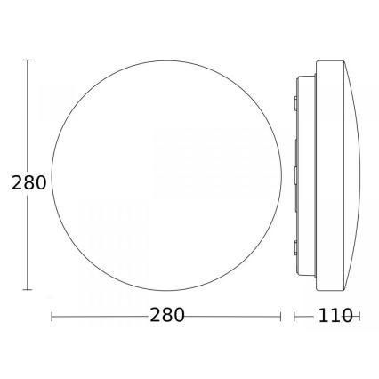 Steinel 079734 - LED Stropné svietidlo so senzorom RS 20 S LED/9,4W/230V 3000K IP44