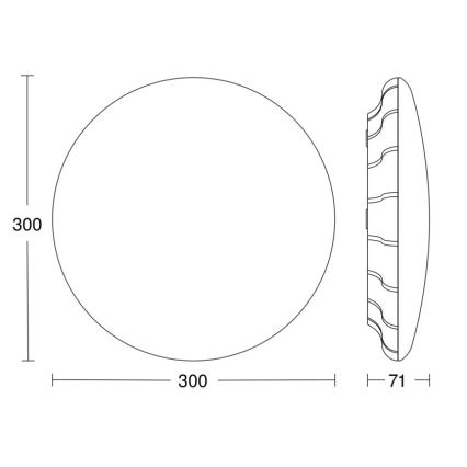 Steinel 079772 - LED Vonkajšie stropné svietidlo so senzorom RS PRO S20 SC LED/15,7W/230V IP65 4000K