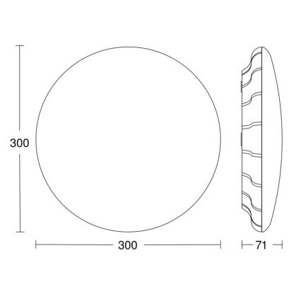 Steinel 079789- LED Vonkajšie stropné svietidlo so senzorom RS PRO S20 SC LED/15,7W/230V IP65 3000K