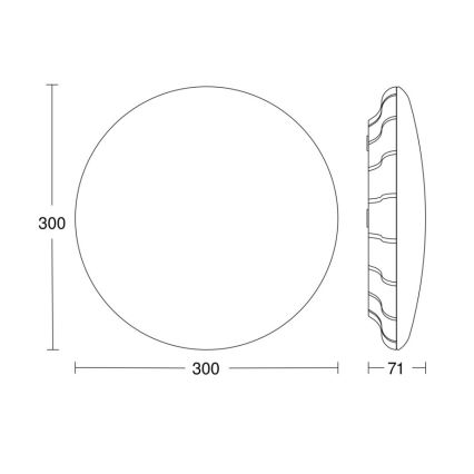 Steinel 081072 - LED Stropné svietidlo so senzorom RS PRO S10 SC LED/9,1W/230V 4000K