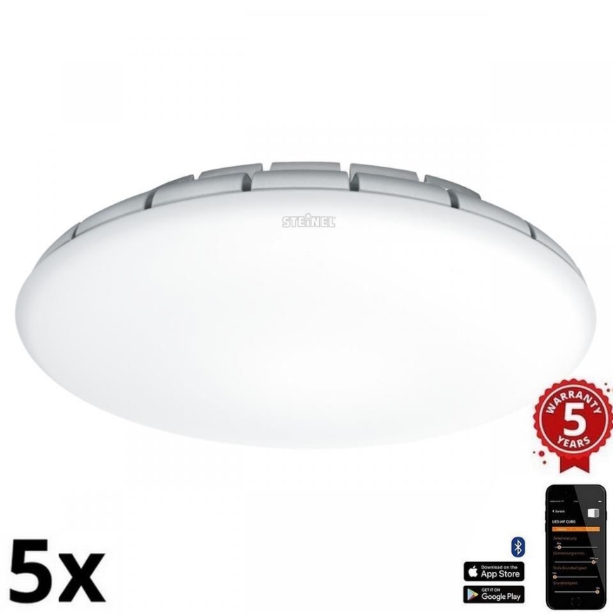 Steinel 081928 - SADA 5x LED Stropné svietidlo so senzorom RS PRO S10 SC LED/9,1W/230V 4000K