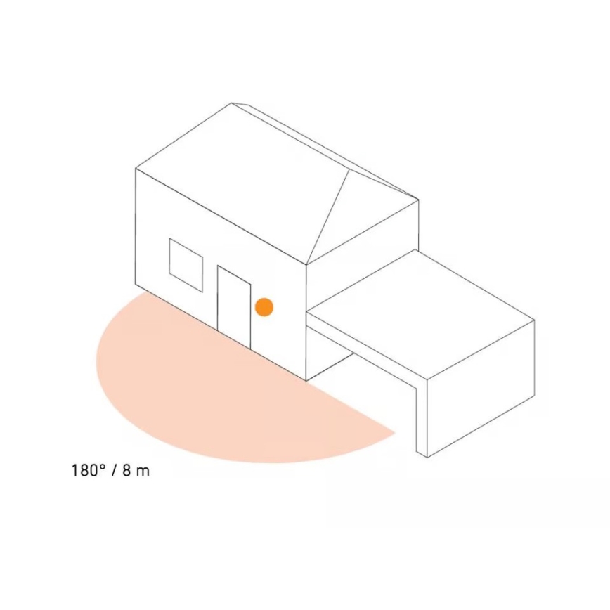 Steinel 087739 - LED vonkajšie nástenné svietidlo so senzorom 2xGU10/14,5W/230V L 940SC IP44