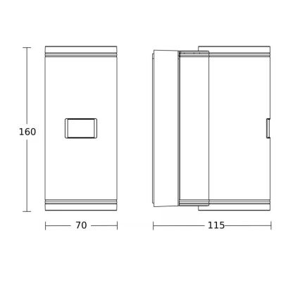 Steinel 087739 - LED vonkajšie nástenné svietidlo so senzorom 2xGU10/14,5W/230V L 940SC IP44