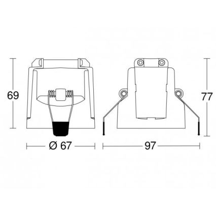 Steinel 087777 - Senzor pohybu podhľadový MD-24 ECO COM1 360° biela