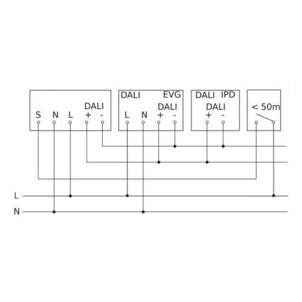 Steinel 088187 - Senzor pohybu s prezenčným čidlom PD-8 ECO DALI-2 360° čierna