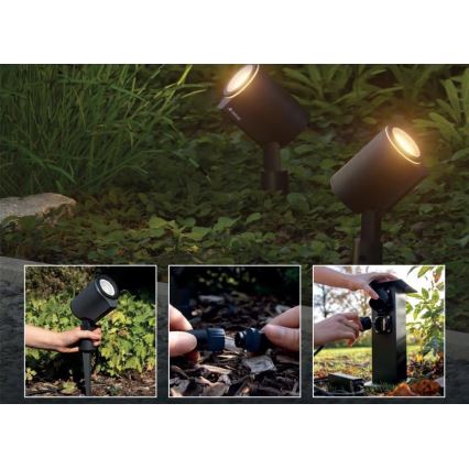 Steinel 089351 - LED RGBW Vonkajšie svietidlo LED/7,9W/24V IP65