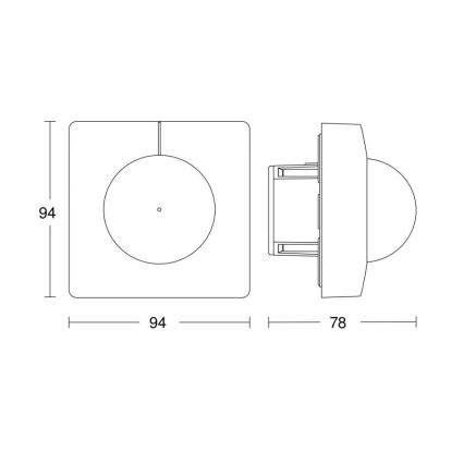 Steinel 751302 - Prezenčný hlásič HF 360 COM1 biela