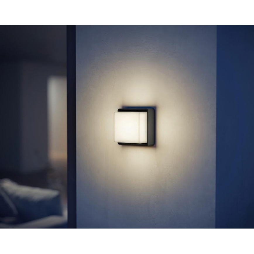 Steinel - LED Stmievateľné nástenné svietidlo L 845 C LED/9W/230V 3000K IP44 antracit
