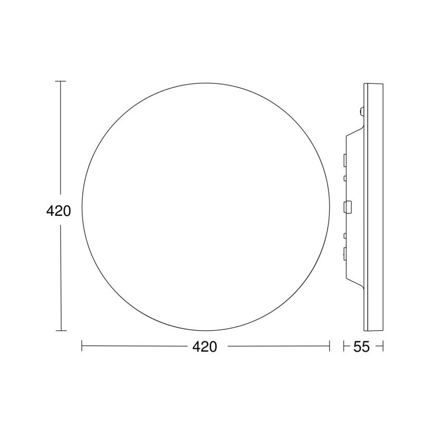 Steinel - LED Stmievateľné stropné svietidlo so senzorom RSPROR30BASICSC 23,22W/230V IP40 3000K