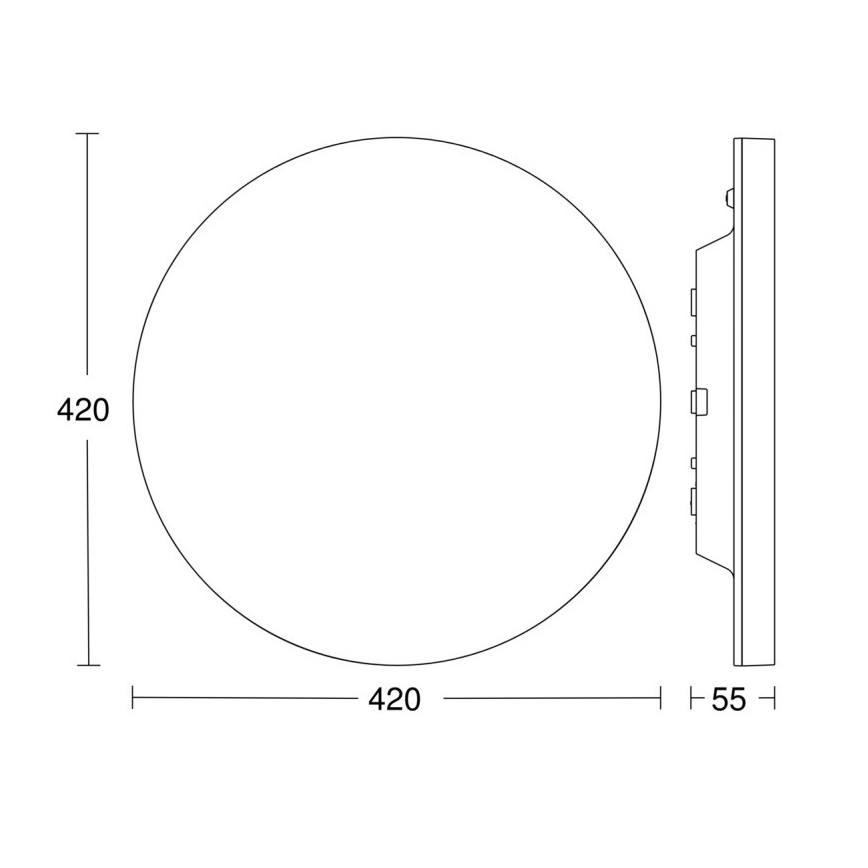Steinel - LED Stmievateľné stropné svietidlo s senz.RSPROR30QBASICSC 23,26W/230V IP40 4000K