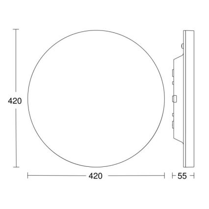 Steinel 067762 - LED Stmievateľné stropné svietidlo so senzorom RS PRO R30 plus SC 23,7W/230V 4000K IP40