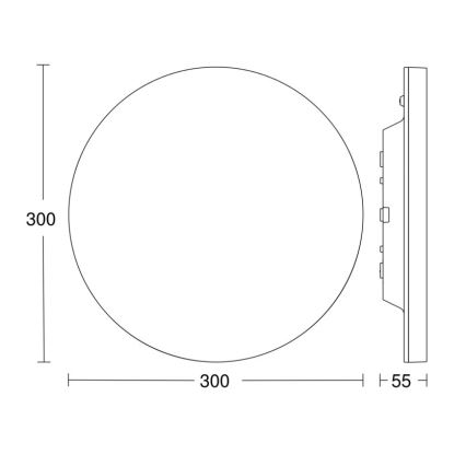 Steinel 067816 - LED Stmievateľné stropné svietidlo so senzorom RS PRO R10 BASIC SC LED/8,5W/230V 3000K IP40