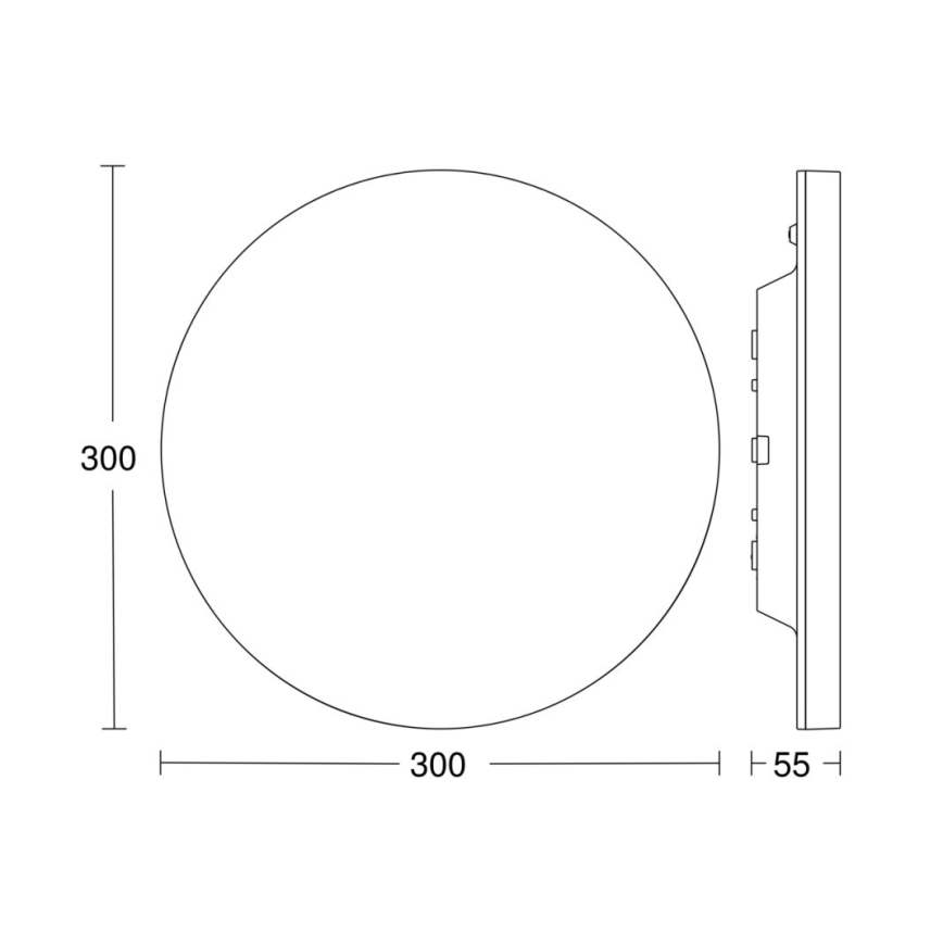 Steinel 067717 - LED Stmievateľné stropné svietidlo so senzorom RS PRO R10 PLUS SC 8,5W/230V IP40 3000K