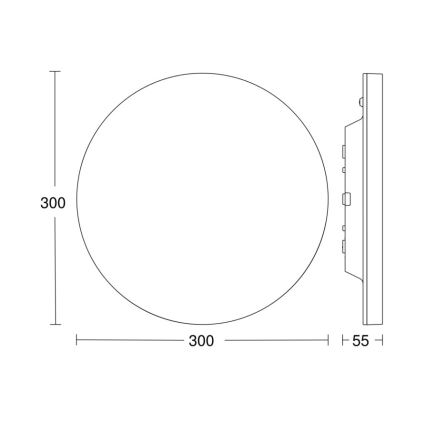 Steinel 067700 - LED Stmievateľné stropné svietidlo so senzorom RS PRO R10 PLUS SC 8,5W/230V IP40 4000K