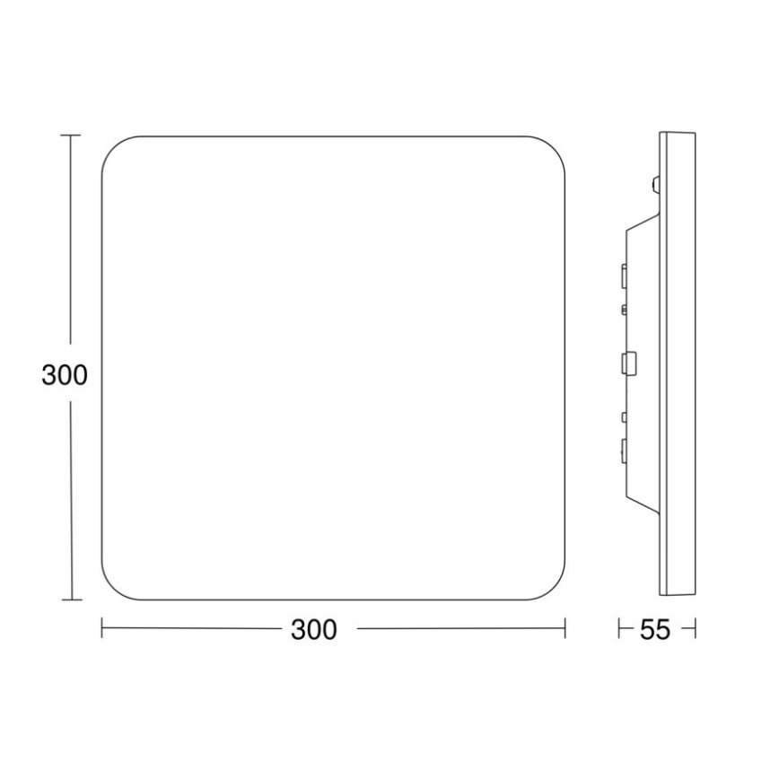 Steinel - LED Stmievateľné stropné svietidlo so senzorom RSPROR20BASICQ 15,3W/230V IP40 4000K