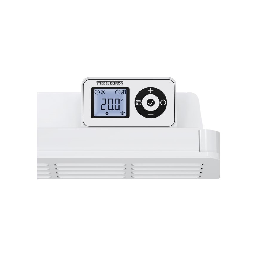 Stiebel Eltron - Nástenný konvektor s LCD displejom a elektronickým termostatom 1000W/230V IP24