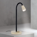 Stmievateľná flexibilná stolová lampa DOTTY 1xGU10/10W/230V béžová/čierna