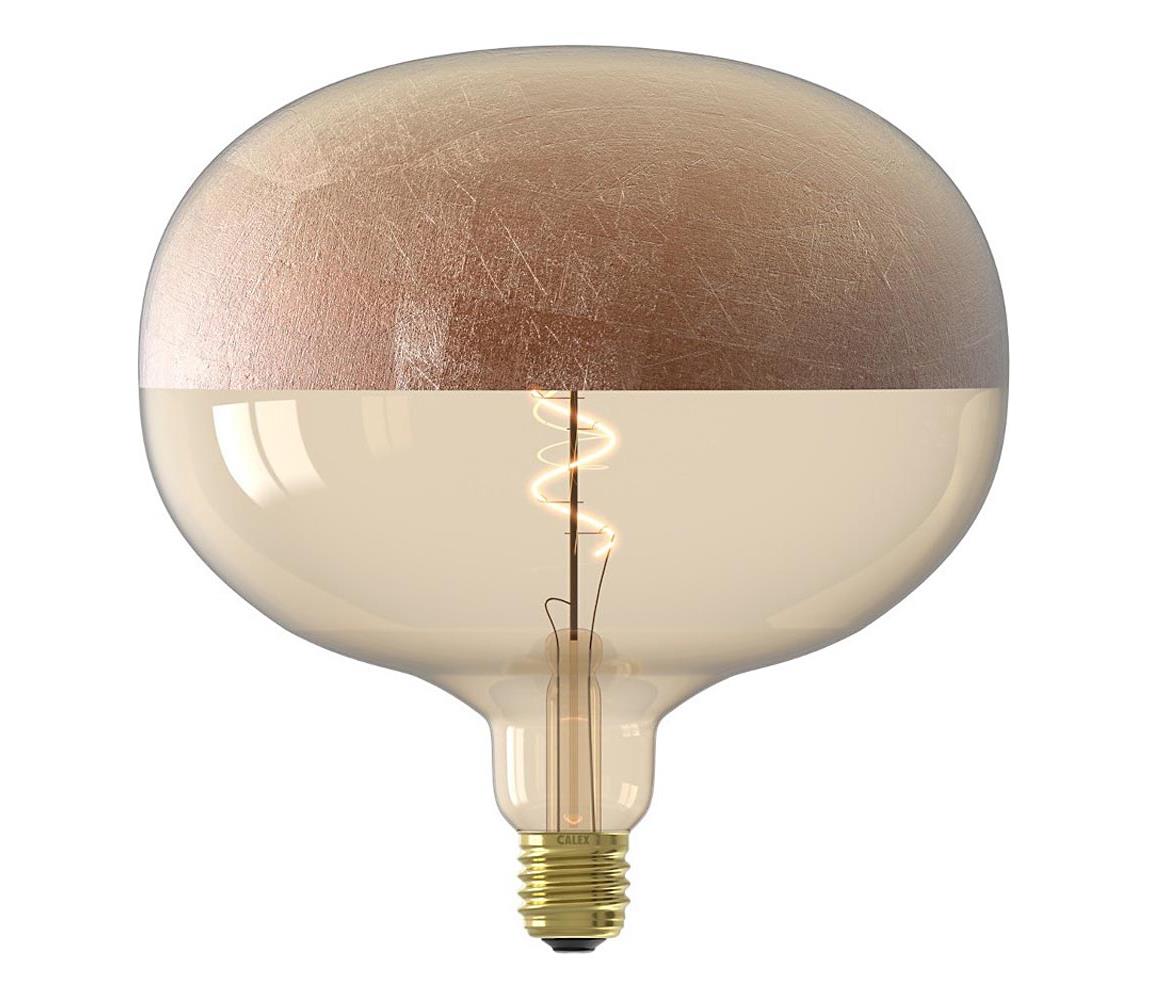 Stmievateľná LED filamentová žiarovka E27, 6W, 230V, 1800K, s medeným krytom, CRI 90 8712879155867