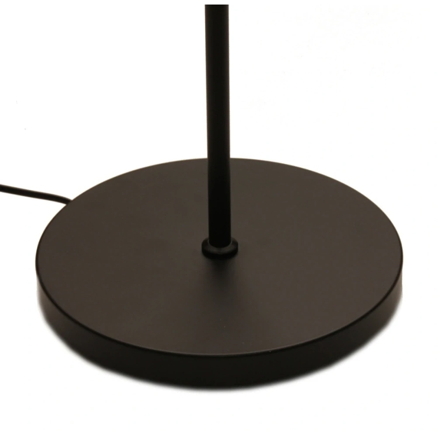 LED stmievateľná stojacia lampa NORA LED/25W/230V 2200/3000/4000K + LED/5W 3000K čierna + diaľkové ovládanie