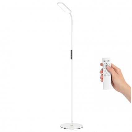 Stmievateľná stojacia LED lampa TEILO LED/10W/230V 3000/4000/6500K biela + diaľkové ovládanie