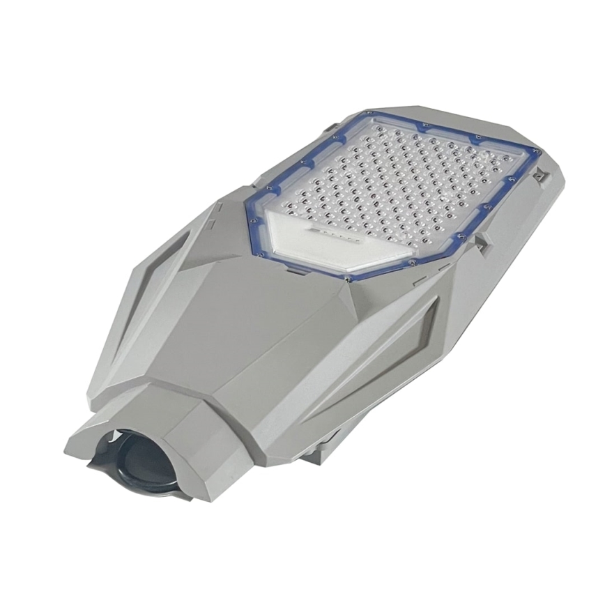 LED stmievateľné uličné svietidlo so senzorom súmraku a solárnym panelom LED/200W/20000 mAh 6500K IP65 šedé