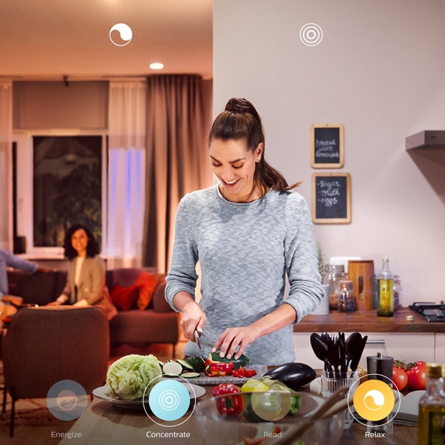 LED Stmievateľná žiarovka Philips HUE WHITE AND COLOR AMBIANCE GU10/5,7W/230V