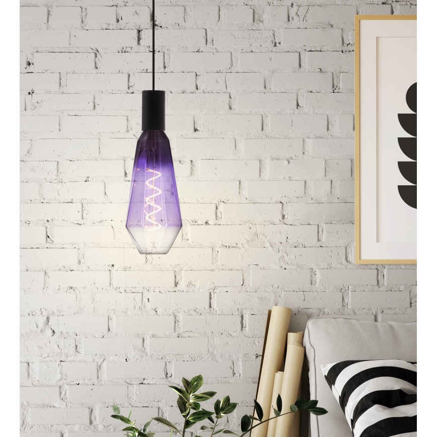 Stmievateľná LED žiarovka VINTAGE E27/4W/230V 1800K fialová - Eglo 110237