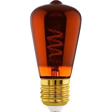 Stmievateľná LED žiarovka VINTAGE ST48 E27/4W/230V 2000K červená - Eglo 110199