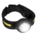 Stmievateľná nabíjateľná LED čelovka s červeným svetlom, 5V, IPX4, 550 lm, 600 mAh