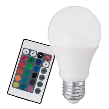 Stmievateľná RGB LED žiarovka A60 E27/6W/230V 3000K - Eglo