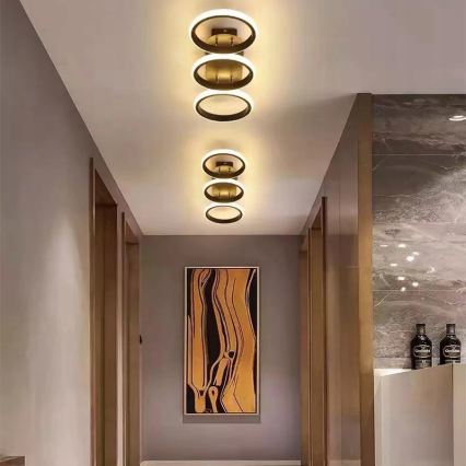 Stmievateľné LED stropné svietidlo LED/30W/230V 3000-6500K čierna Wi-Fi Tuya + diaľkové ovládanie