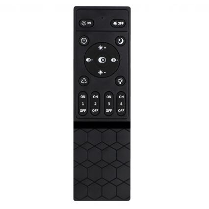 Stmievateľné LED stropné svietidlo LED/30W/230V 3000-6500K čierna Wi-Fi Tuya + diaľkové ovládanie