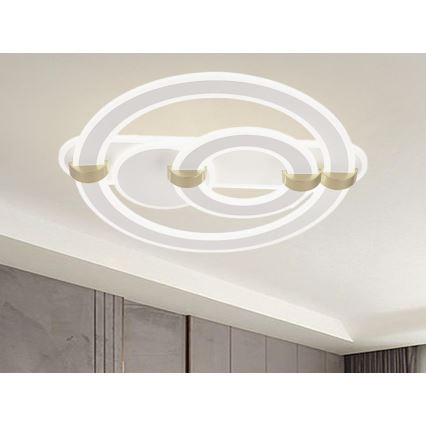 Stmievateľné LED stropné svietidlo LED/120W/230V 3000-6500K + diaľkové ovládanie