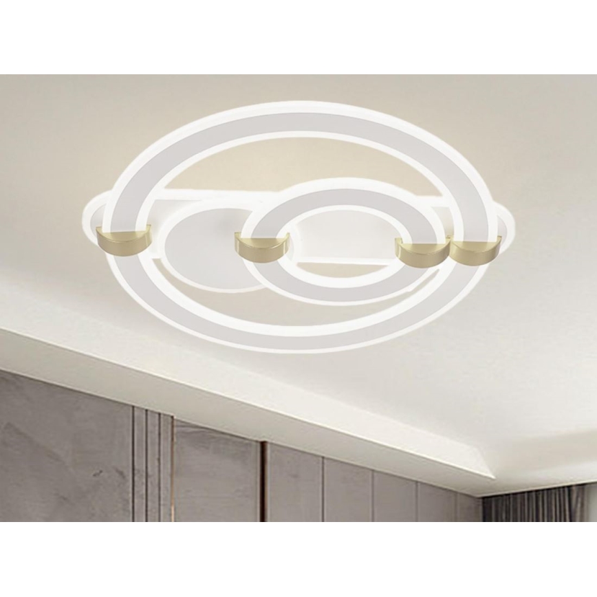 Stmievateľné LED stropné svietidlo LED/120W/230V 3000-6500K + diaľkové ovládanie