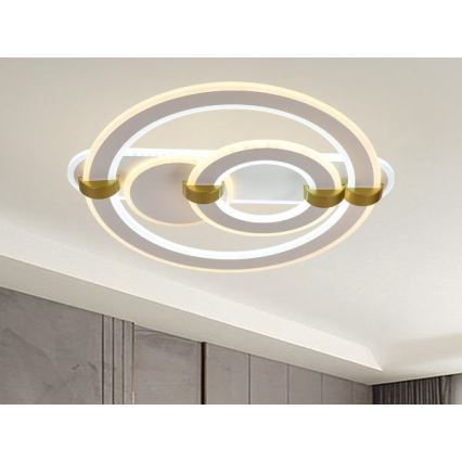 Stmievateľné LED stropné svietidlo LED/120W/230V 3000-6500K + diaľkové ovládanie