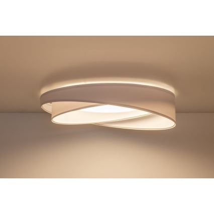 LED stmievateľné stropné svietidlo SMART GALAXY MODERN LED/24W/230V 3000-6500K pr. 55 cm biele + diaľkové ovládanie