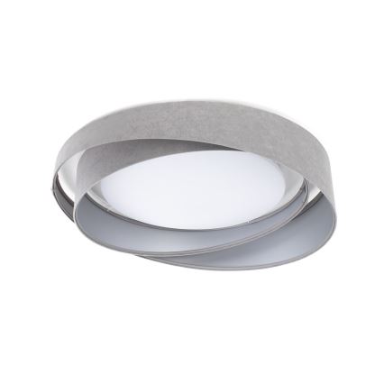 LED stmievateľné stropné svietidlo SMART GALAXY MODERN LED/24W/230V 3000-6500K pr. 55 cm sivá/strieborná + diaľkové ovládanie