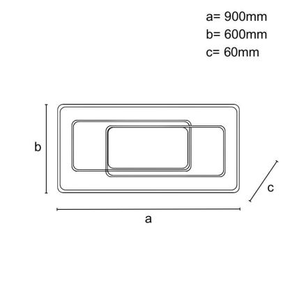 Stmievateľné stropné LED svietidlo 160W/230V 3000-6500K + diaľkové ovládanie