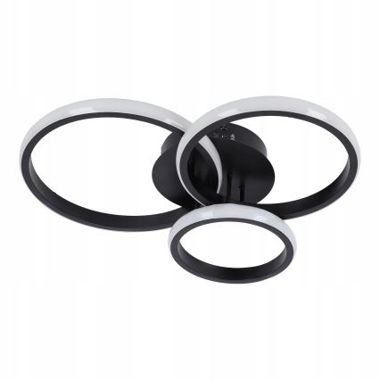 LED Stmievateľné stropné svietidlo LED/70W/230V 3000-6500K čierne + diaľkové ovládanie