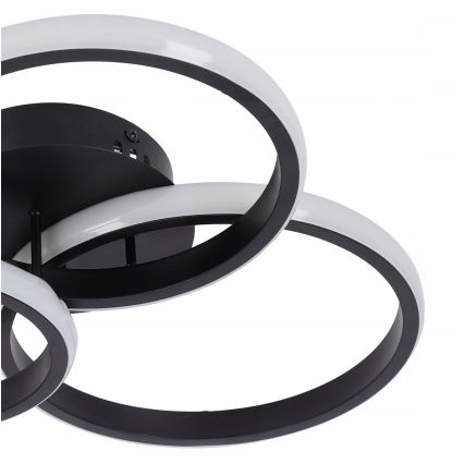 LED Stmievateľné stropné svietidlo LED/70W/230V 3000-6500K čierne + diaľkové ovládanie