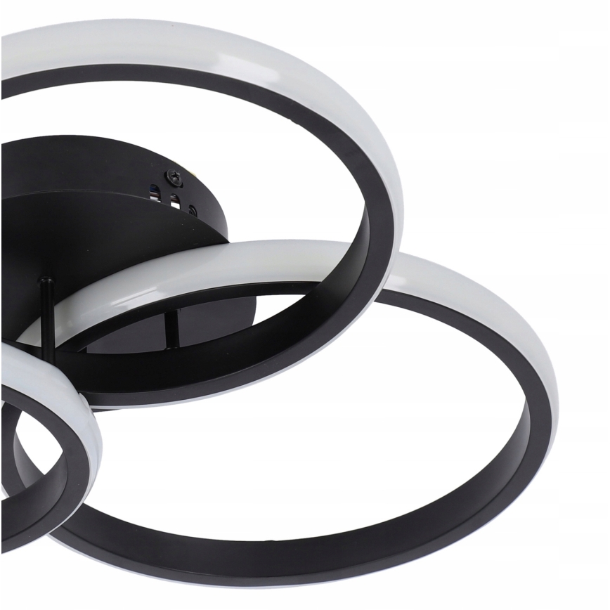 LED Stmievateľné stropné svietidlo LED/70W/230V 3000-6500K čierne + diaľkové ovládanie