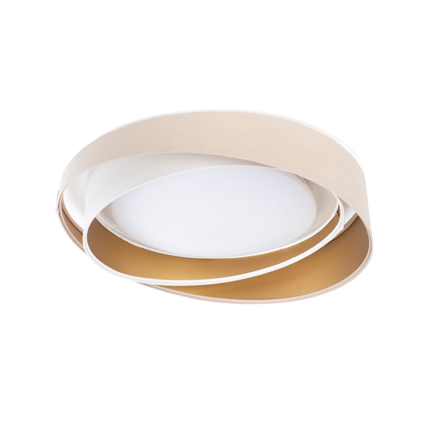 LED stmievateľné stropné svietidlo SMART GALAXY MODERN LED/24W/230V 3000-6500K pr. 55 cm béžová/biela/zlatá + diaľkové ovládanie
