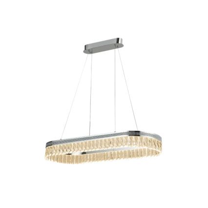 LED stmievateľný krištáľový luster na lanku THALIA LED/50W/230V 3000-6000K + diaľkové ovládanie