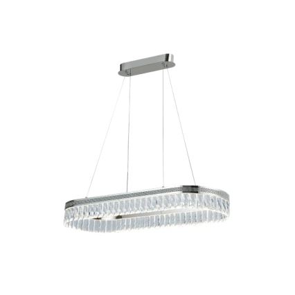 LED stmievateľný krištáľový luster na lanku THALIA LED/50W/230V 3000-6000K + diaľkové ovládanie