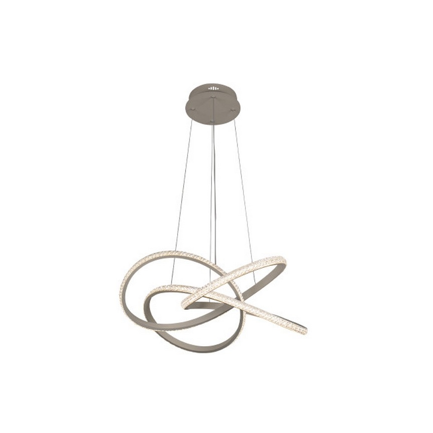 LED stmievateľný luster na lanku LED/95W/230V 3000-6500K pr. 57 cm + diaľkové ovládanie