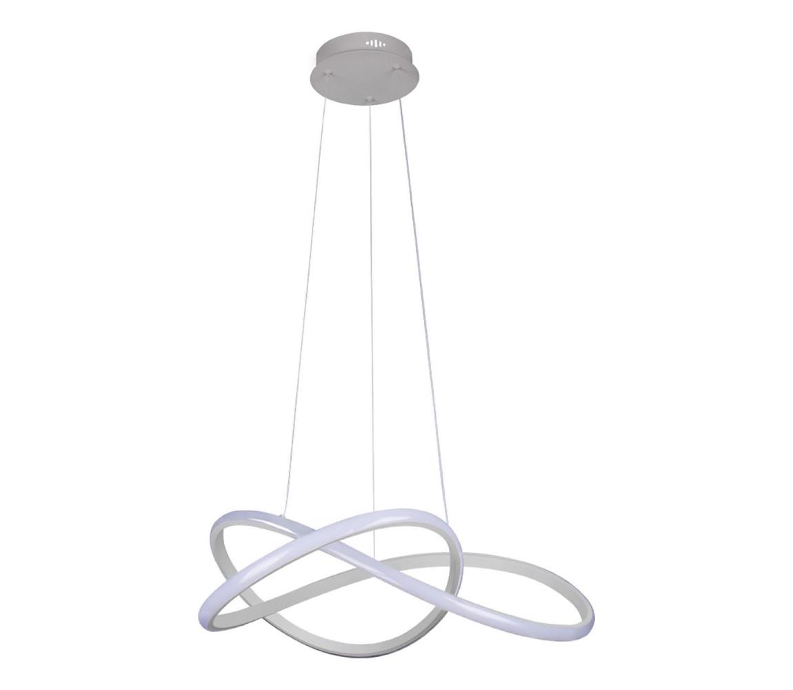 Stmievateľný LED luster na lane LED/85W/230V 3000-6500K + diaľkové ovládanie TA2311/W