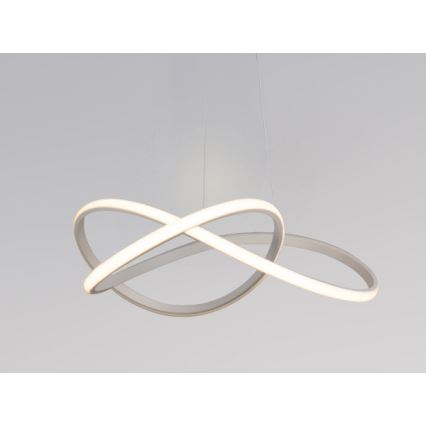 LED stmievateľný luster na lanku LED/85W/230V 3000-6500K priemer 60 cm + diaľkové ovládanie
